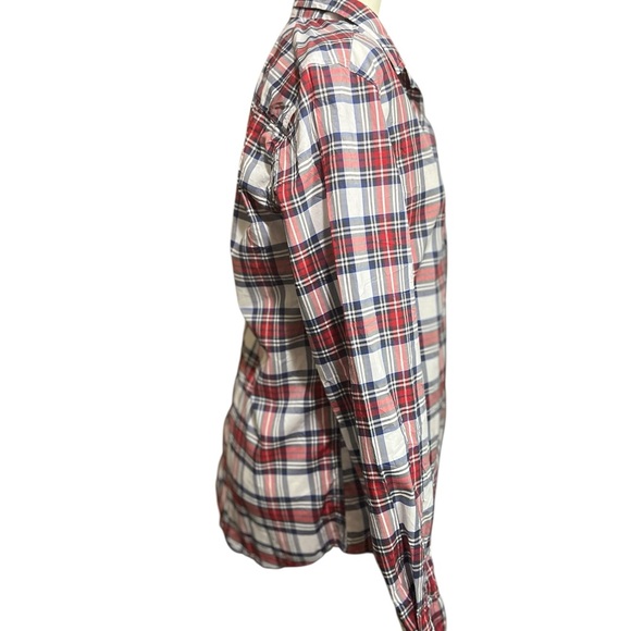 Frank & Eileen Barry plaid cotton button up shirt - Picture 4 of 13